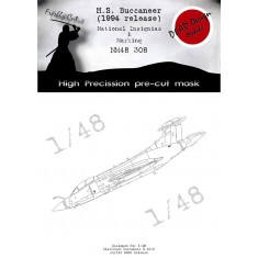1/48 H.S. Buccaneer (1985 Rel.) National Insignias Masking for Airfix kits