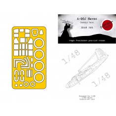 1/48 Douglas A-20J Havoc Masks for Italeri/AMT kits