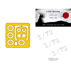 1/72 P-51 D Mustang Mask for Hasegawa kits