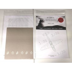 1/32 Messerschmitt Bf 109K-4 Control Surfaces Masks for Kotare kits