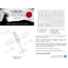 1/48 Messerschmitt Bf 109 E Masking for Wingsy kits