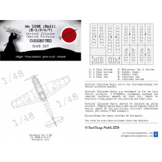 1/48 Messerschmitt Bf 109 E Masking for Hasegawa kits