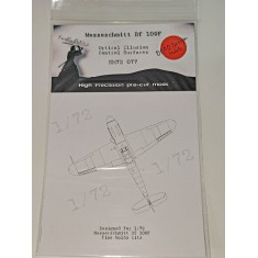 1/72 Messerschmitt Bf 109 F Masking for Fine Molds kits