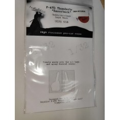 1/32 P-47D Thunderbolt Undercarriage Bays Paint Mask for Trumpeter kits