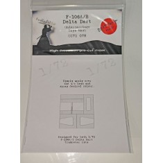 1/72 Convair F-106A Delta Dart Undercarriage Bays Masking for Trumpeter kits