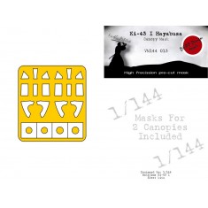 1/144 Ki-43 Hayabusa Masks (2 included) for Sweet kits