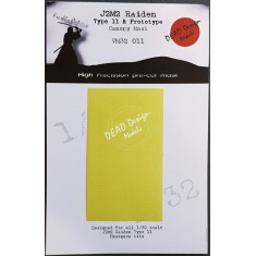 1/32 Mitsubishi J2M2 Raiden Canopy Masking for Hasegawa kits