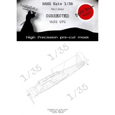 1/32 Nakajima B5N2 Kate Masking for Border kits