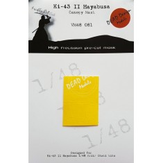 1/48 Nakajima Ki-43 II Hayabusa Canopy Masking for Arii kits