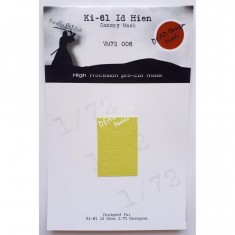 1/72 Kawasaki Ki-61 Id Hien Canopy Masking for Hasegawa kits