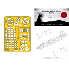 1/72 Mitsubishi G4M2a Betty model 22 Masking for Hasegawa kits
