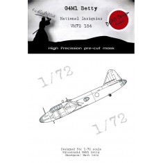 1/72 Mitsubishi G4M1 Betty National Insignias Masking for Hasegawa kits