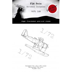 1/72 Mitsubishi F1M Pete National Insignias Masking for Fujimi/Hobby 2000 kits
