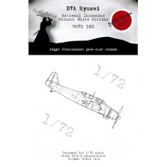 1/72 Aichi B7A Grace National Insignias Masking for Fujimi kits