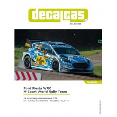 1/24 Ford Fiesta WRC Team M-Sport World Rally 2018 Decal for Belkits