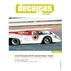 1/24 Porsche 917K Team David Piper sponsored by Lucky Strike Racing 1971 Decal for Fujimi