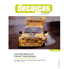 1/24 MG Metro 6R4 Team Clarion Europe sponsored by Camel - 1990