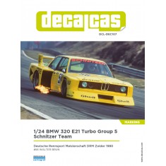 1/24 BMW 320 E21 Turbo Group 5 Team Schnitzer Marking Decal for Nunu #BX24028