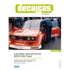 1/24 BMW 320i E21-R1-06 Team BMW-Faltz Jagermeister 1977 Decals for Tamiya #24002/24269/24379