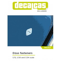 1/24, 1/20, 1/12 Dzus Fasteners for Bikes, F1 and GTs