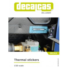1/20 Thermal Stickers for F1