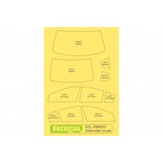 1/24 Chevrolet Cruze 1.6T Window Frame Masks for Beemax/Aoshima/Nunu