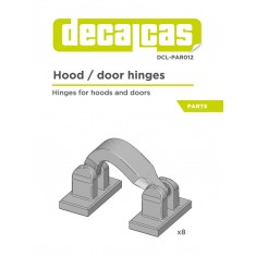 1/20, 1/24, 1/25 Hood Door Hinges - Type 1 (L: 8.5mm, 8pcs)