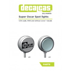 1/24 Super Oscar Spot Lights (dia.9.04mm, 8pcs)