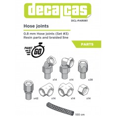 1/24 0.8mm Hose Joints set #3