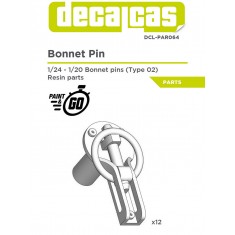 1/24 1/20 Bonnet Pin Type 2 (12pcs)