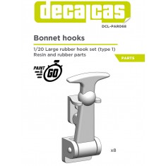 1/20 Large Rubber Bonnet Hooks - Type 1 (8pcs)