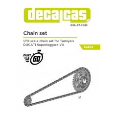 1/12 Ducati Superleggera V4 Chain set for Tamiya #14140
