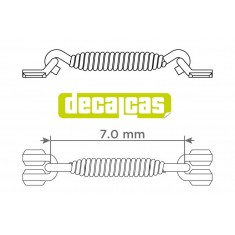 1/12 Long Springs for Exhausts - Type 1 (20pcs)