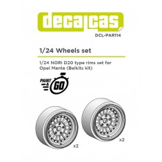 1/24 Nori D20 15 inches Rims for Belkits 008/009
