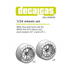 1/24 BMW M4 GT3 BBS Rims and Tyres set for Nunu #PN24045