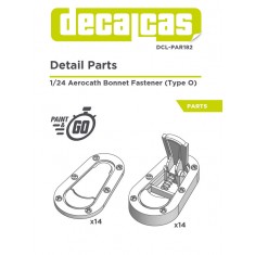 1/24 Aerocath Oval Bonnet Fastener Pins (Type O)