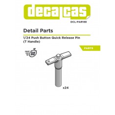 1/24 T-Type Quick Release Bonnet Pins with Push Button (24pcs)