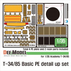 1/35 Soviet T-34/85 Tank Detail-up Set for Academy/Tamiya/Zvezda kits (Resin+PE)