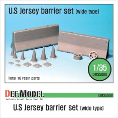 1/35 US Jersey Barrier Set (Wide Type)