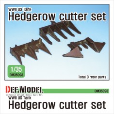 1/35 WWII US Tank Hedgerow Cutter set for Sherman/M10GMC/Stuart