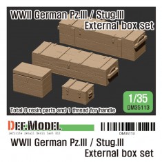 1/35 WWII German Pz.III / Stug.III External Box set for Pz.III/ Stug.III kits