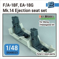 1/48 F/A-18F, EA-18G Super Hornet Mk.14 Seat set for Meng/Hasegawa kit
