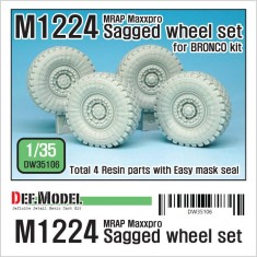 1/35 US M1224 MRAP Wheel Set for Bronco kits