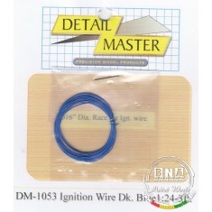 Race Car Ignition Wire - Blue (Diameter: 0.016"/0.41mm, 3 feet)