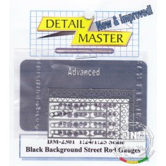 1/24 Black Street Rod Gauges #2