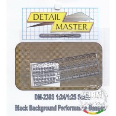1/24 Black Performance Gauges