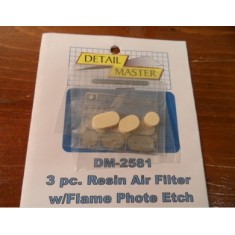 1/24 3pc Flamed Air Cleaner kit