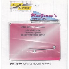 1/24, 1/25 Tapered Billet Outside Mount Mirrors 2pcs