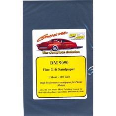 Fine 600 Grit Sandpaper (1 Sheet)