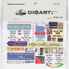1/35 Modern Vietnam War (Road and Commercial Signage/U.S.& Vietnam.)
